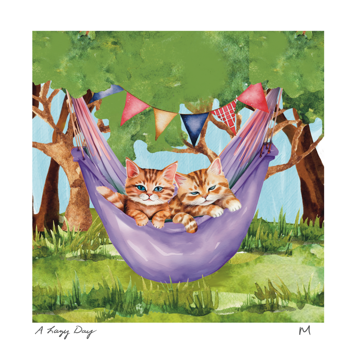 'A Lazy Day' Art Print