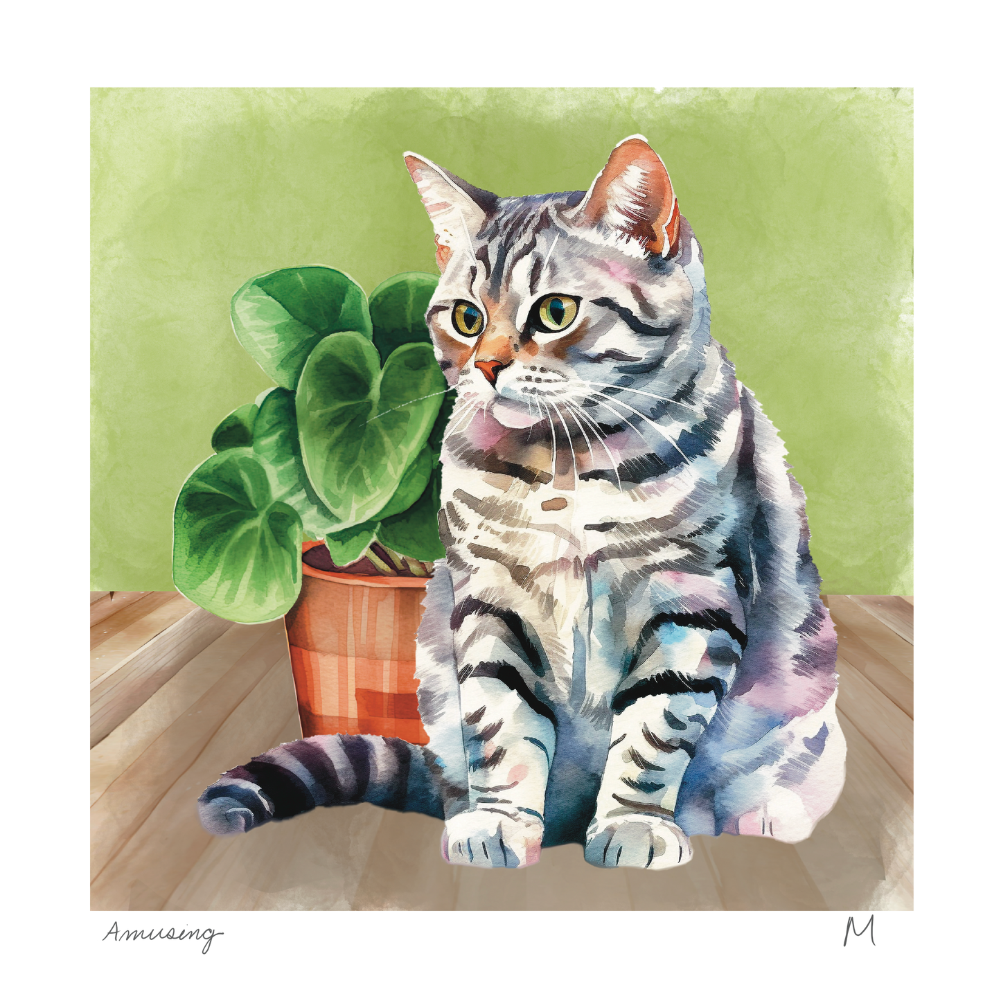 'Amusing' Art Print
