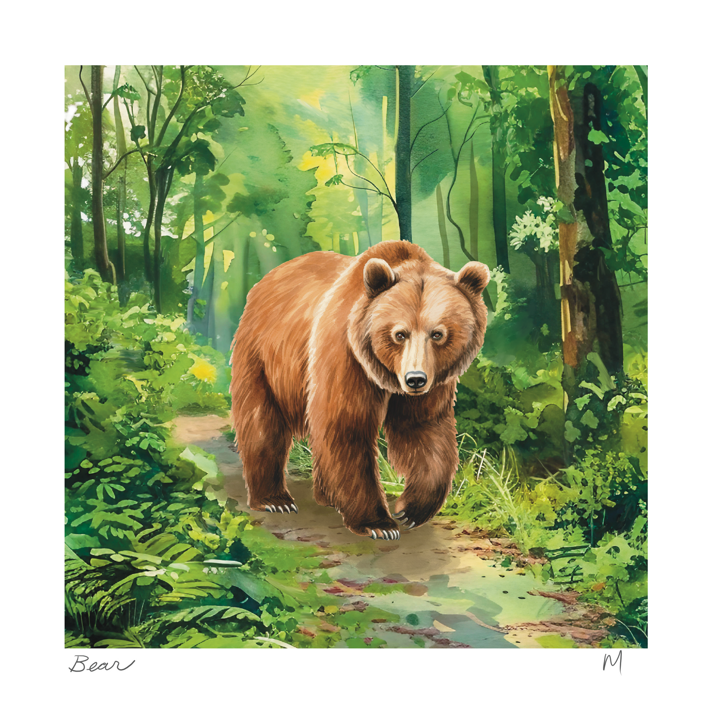 'Bear' Art Print