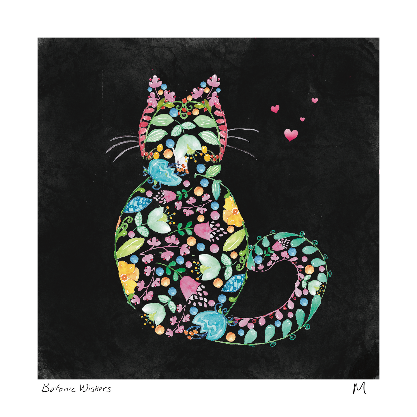 'Botanic Wiskers' Art Print