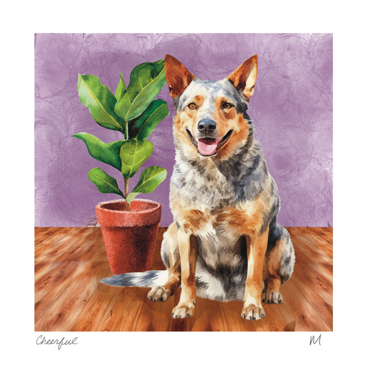 'Cheerful' Art Print