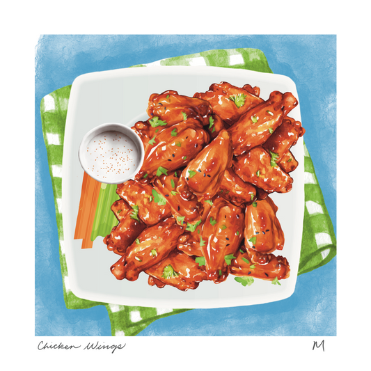 'Chicken Wings' Art Print