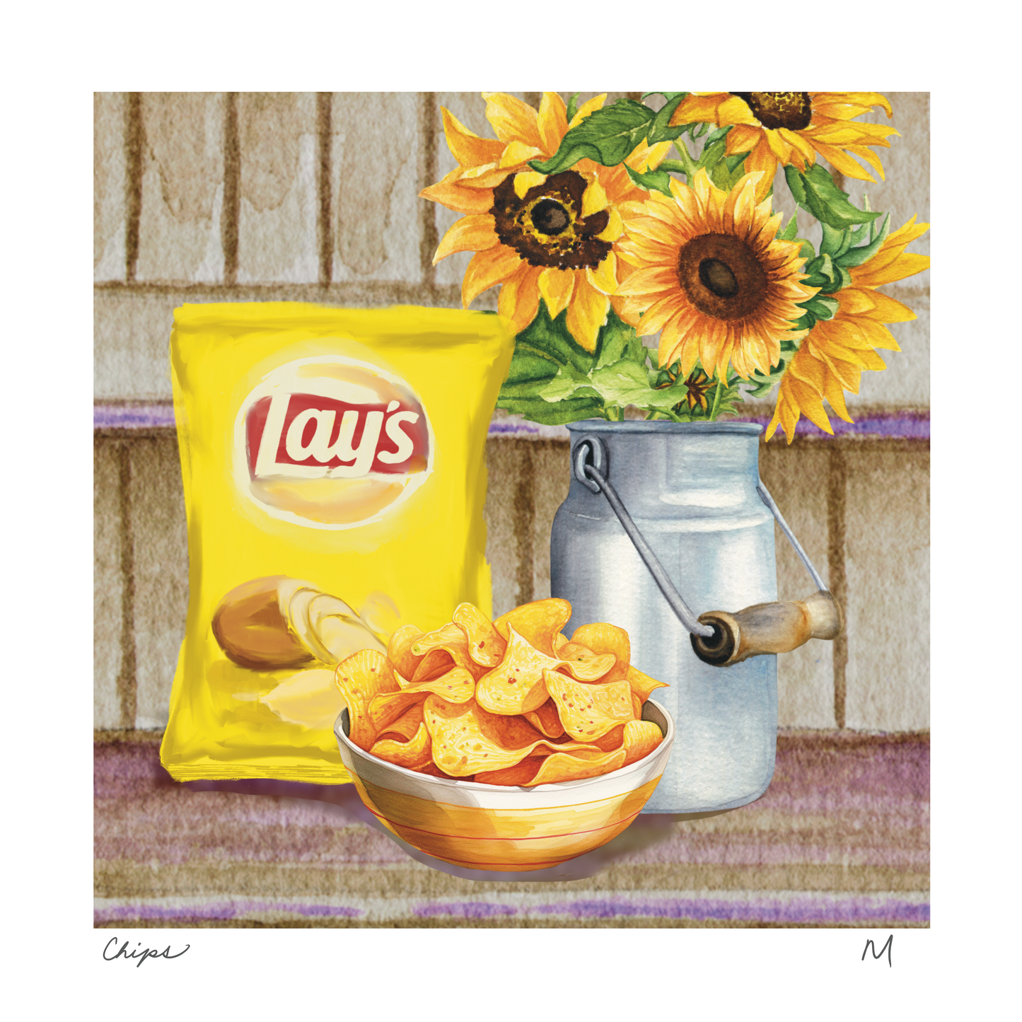 'Chips' Art Print