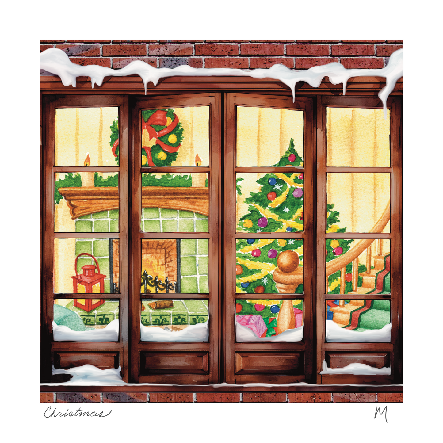 'Christmas' Art Print