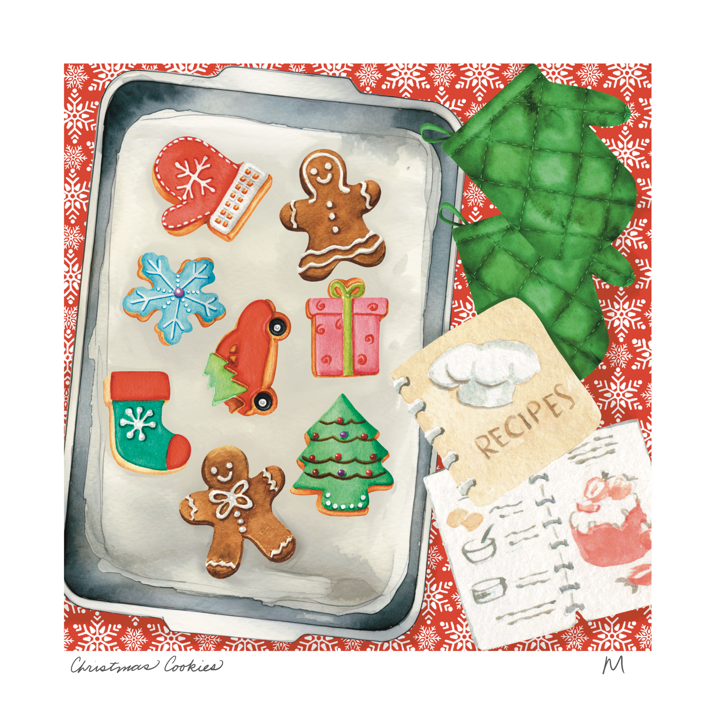 'Christmas Cookies' Art Print