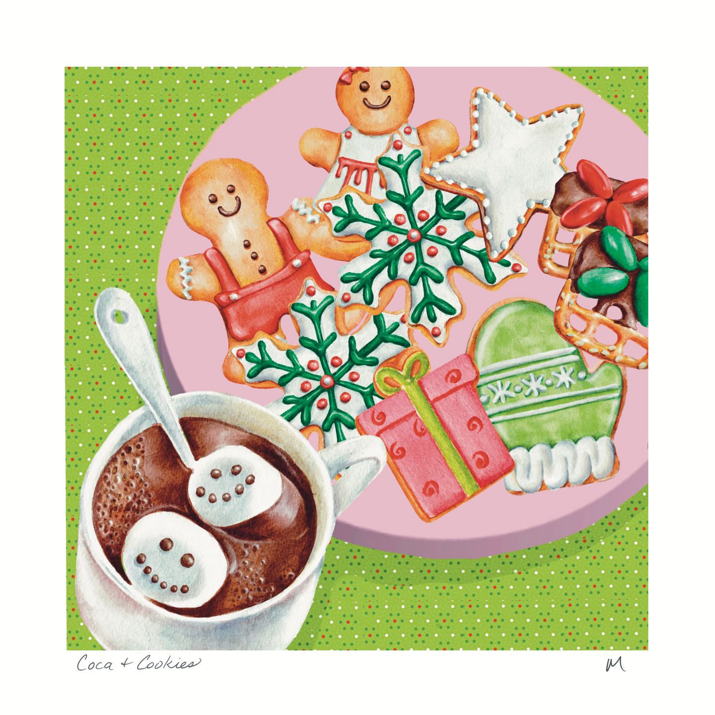 'Coca & Cookies' Art Print