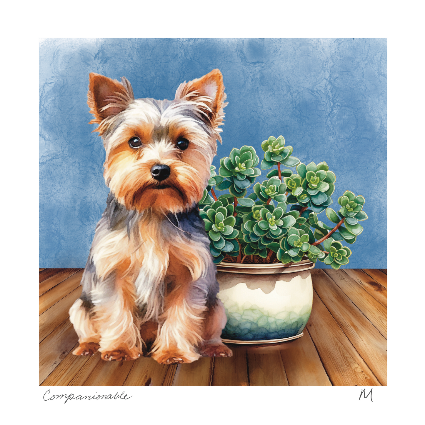 'Companionable' Art Print