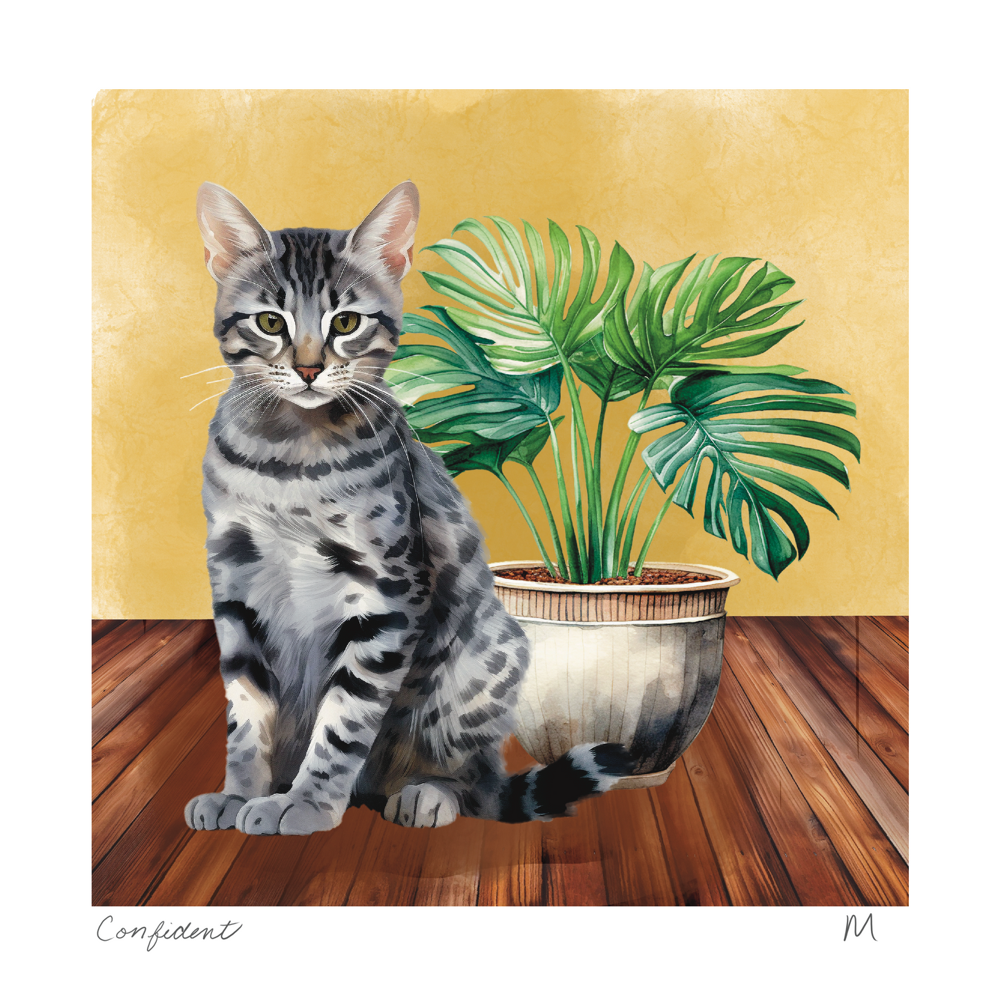 'Confident' Art Print