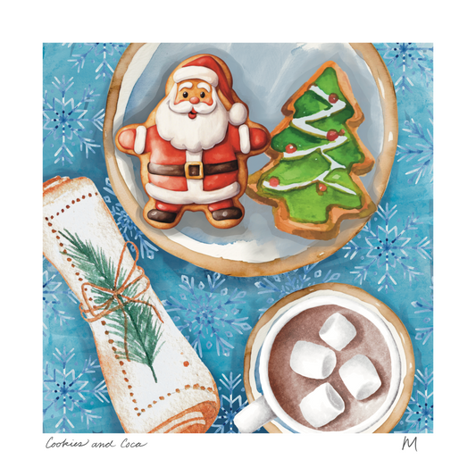 'Cookies & Coca' Art Print