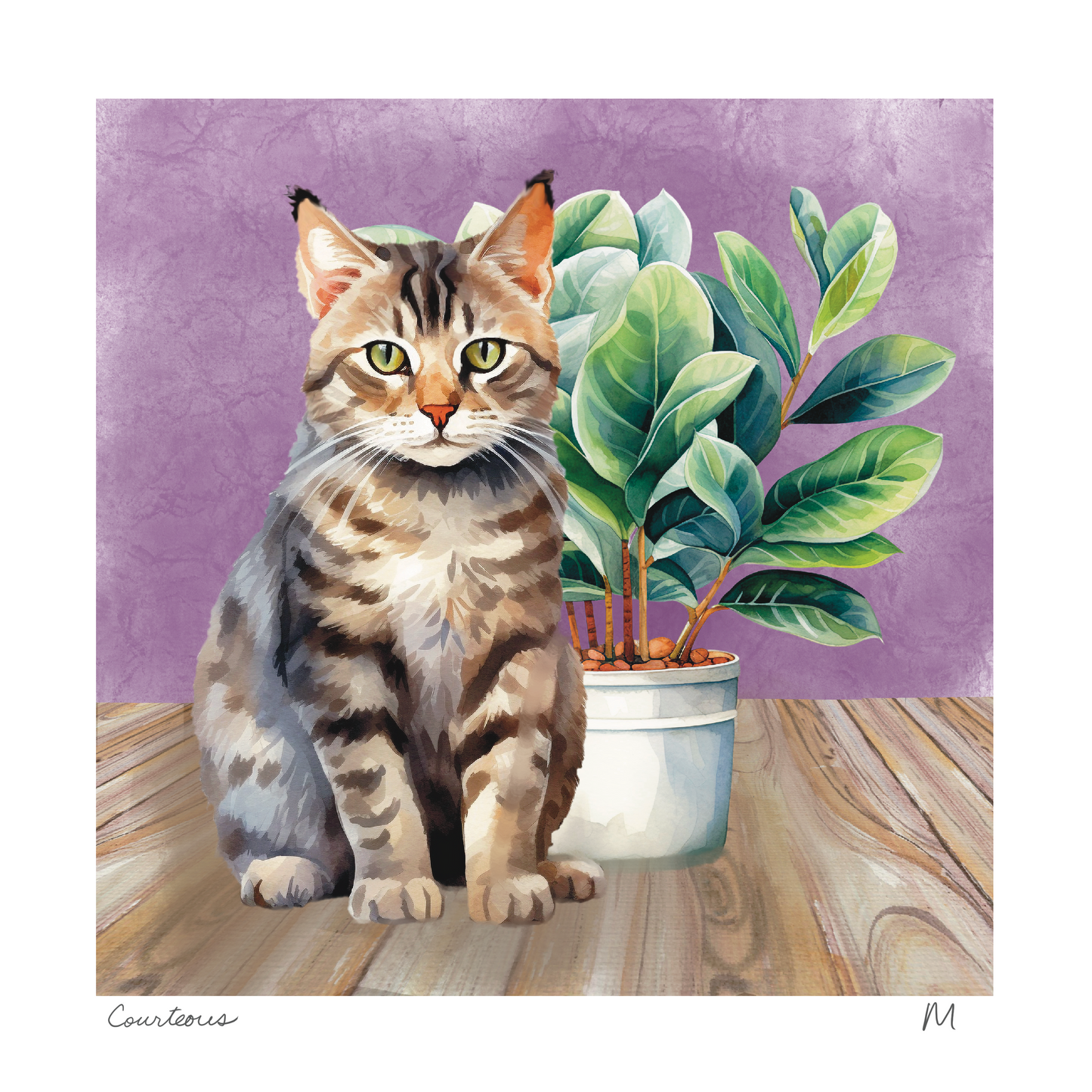 'Courteous' Art Print