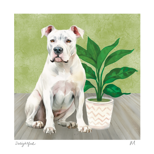 'Delightful' Art Print