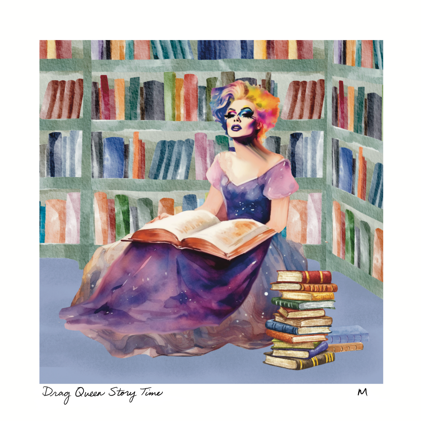 'Drag Queen Story Time' Art Print