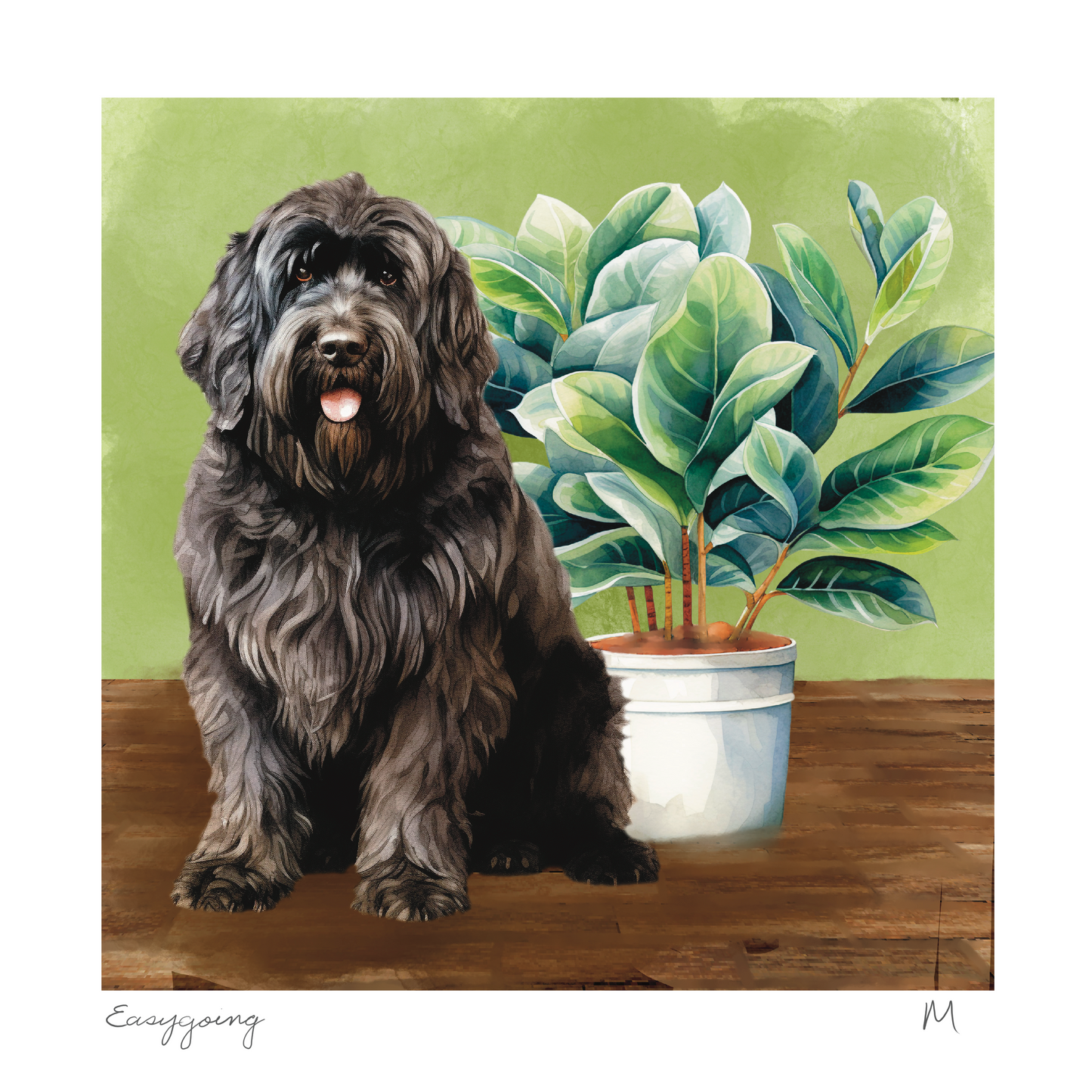 'Easygoing' Art Print