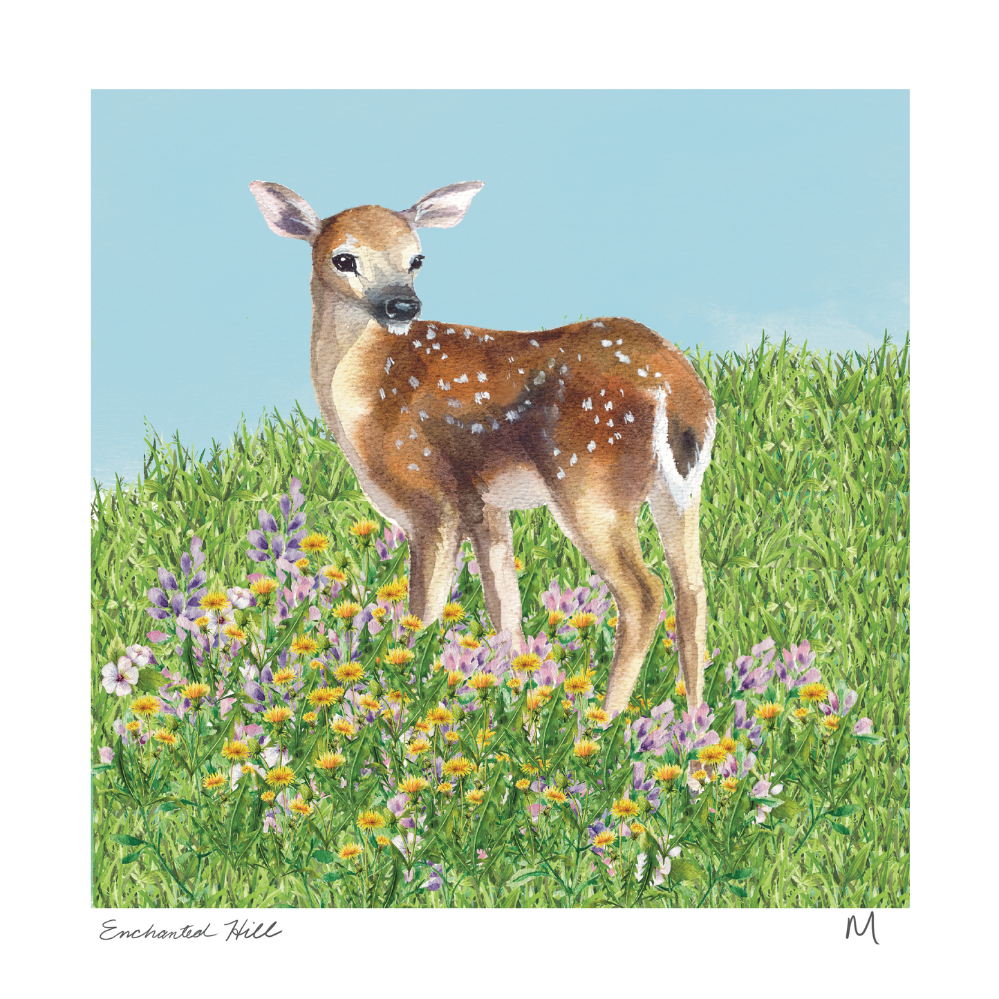 'Enchanted Hill' Art Print