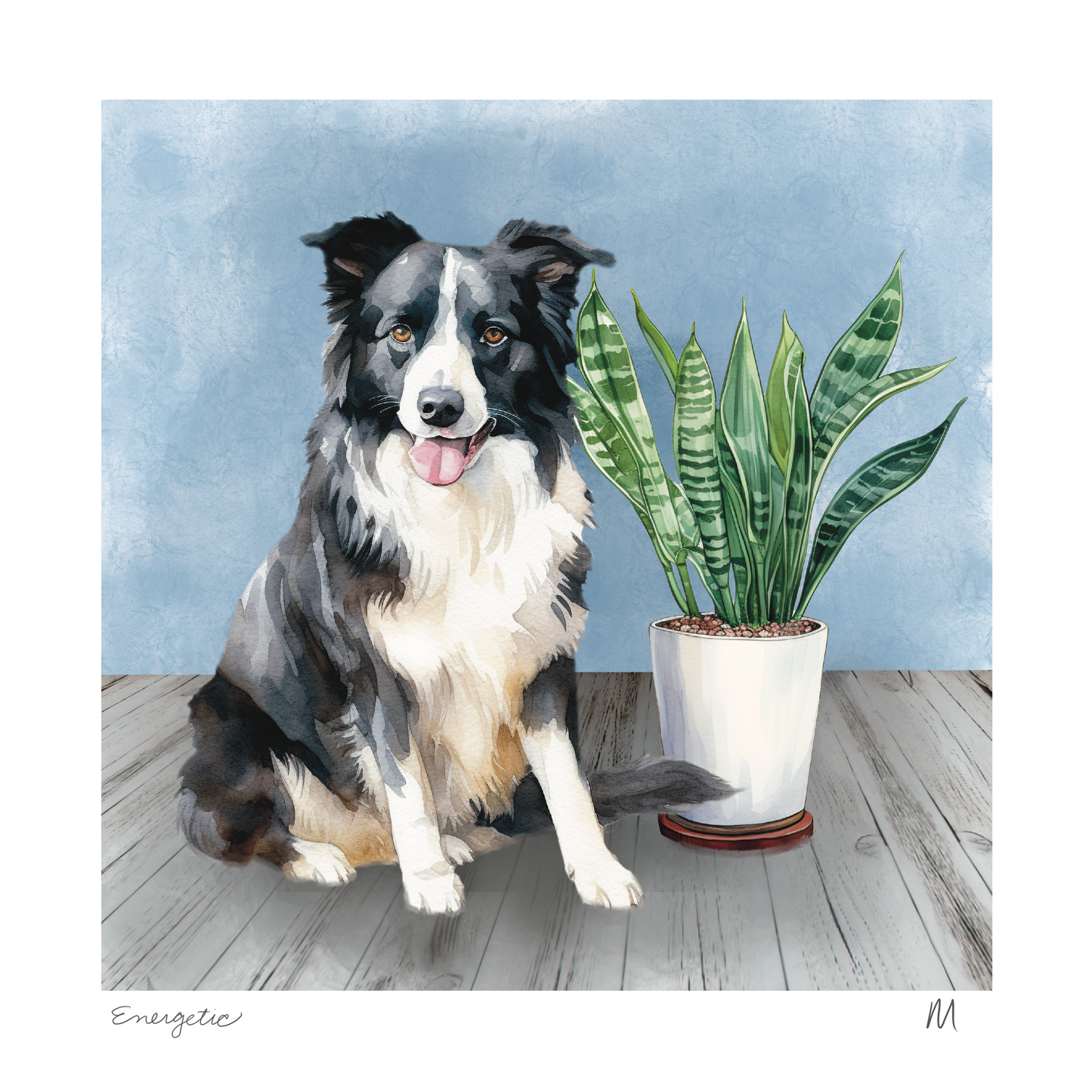 'Energetic' Art Print