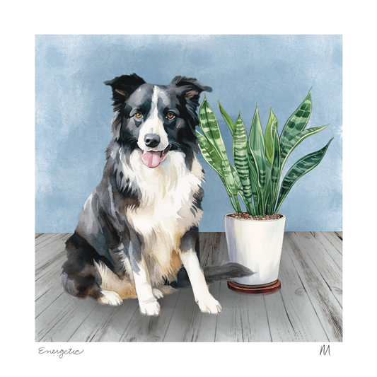 'Energetic' Art Print