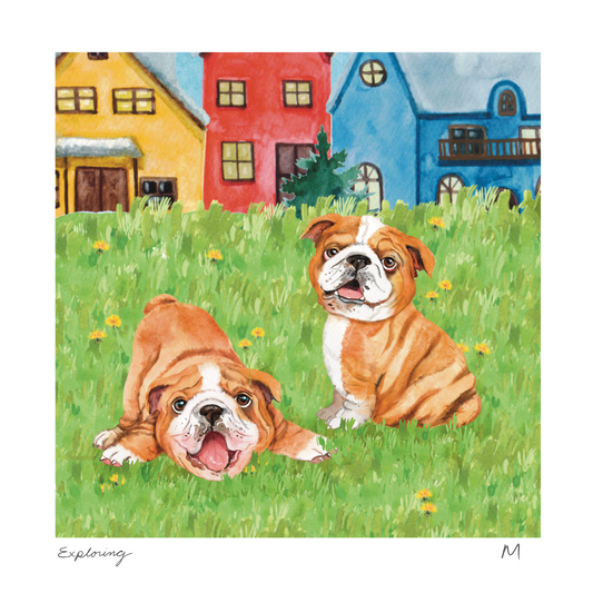 'Exploring' Art Print