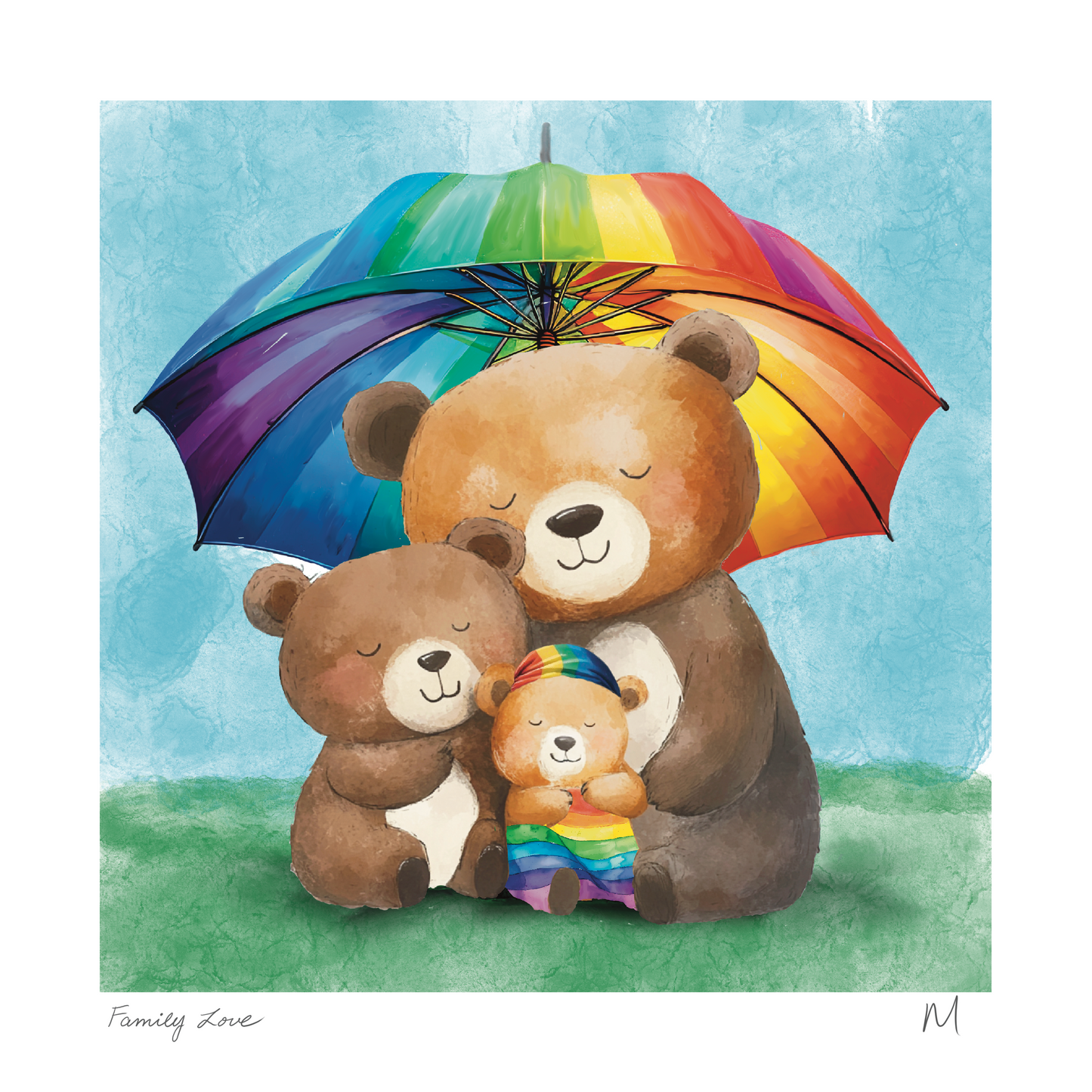 'Family Love Art Print