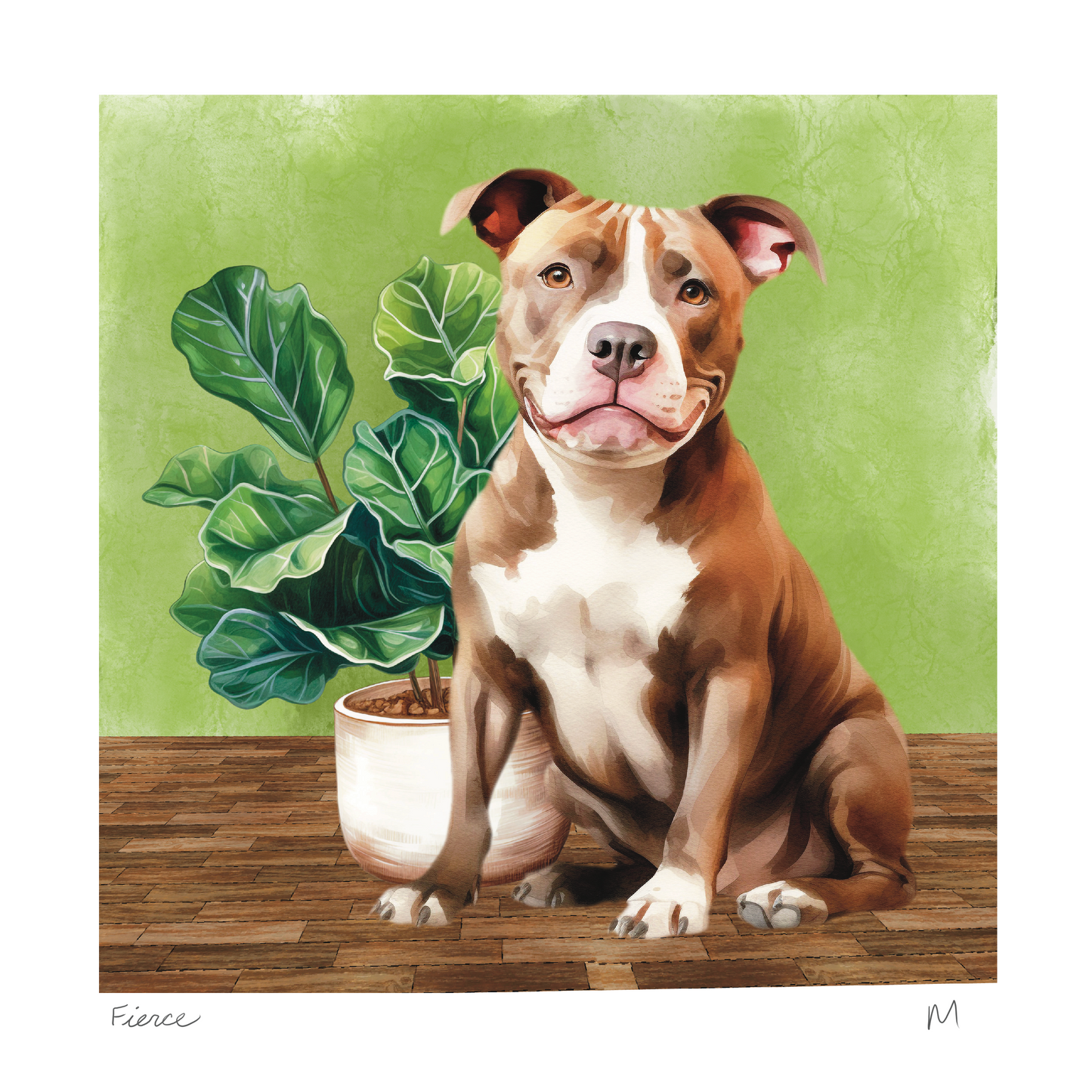 'Fierce' Art Print