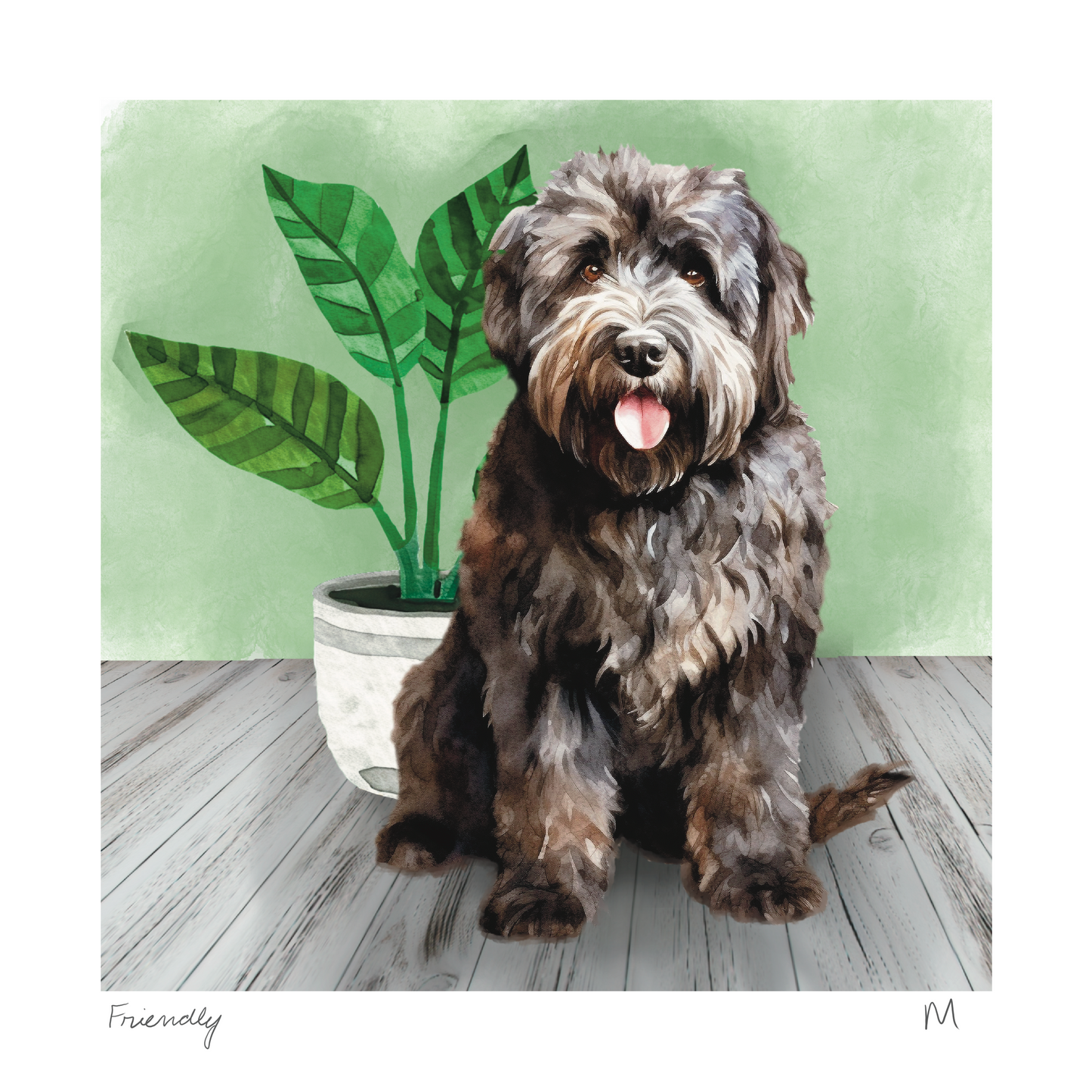 'Friendly' Art Print