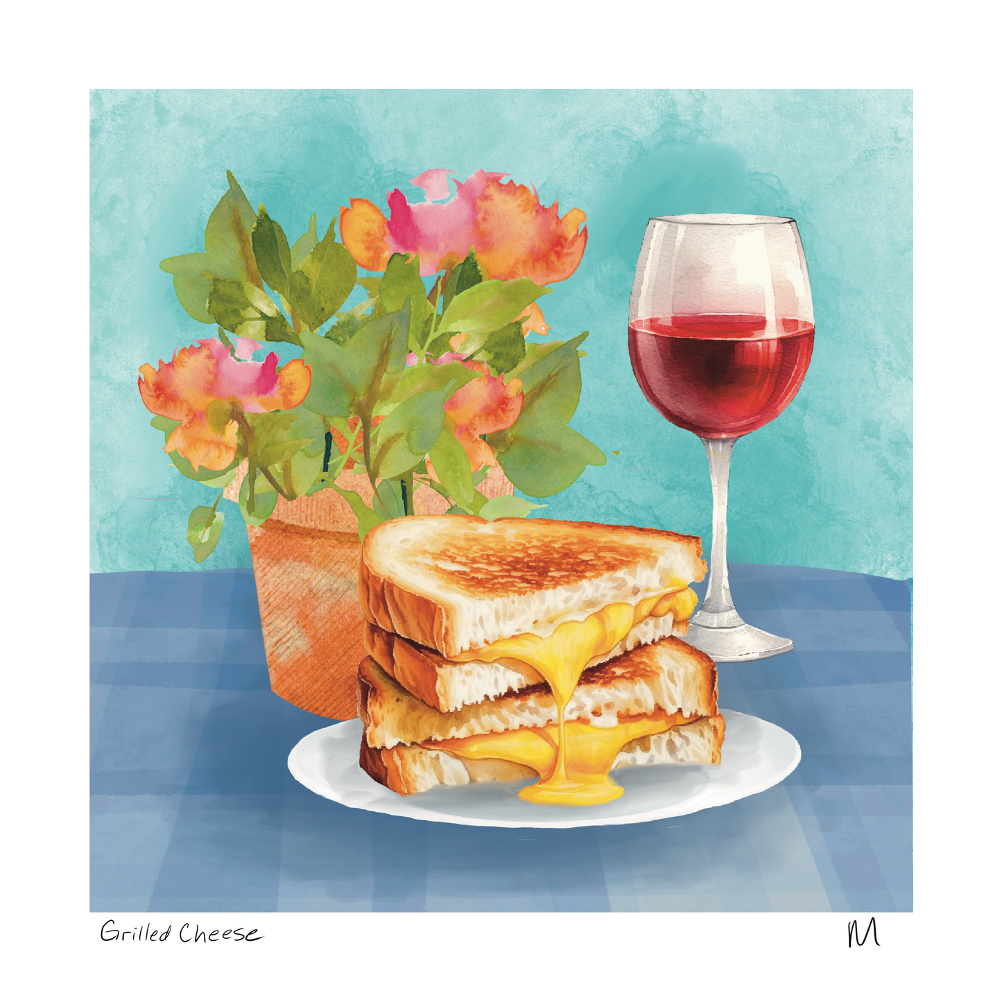 'Grilled Cheese' Art Print