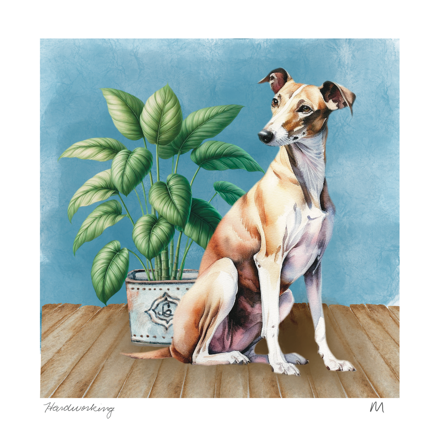 'Hardworking' Art Print