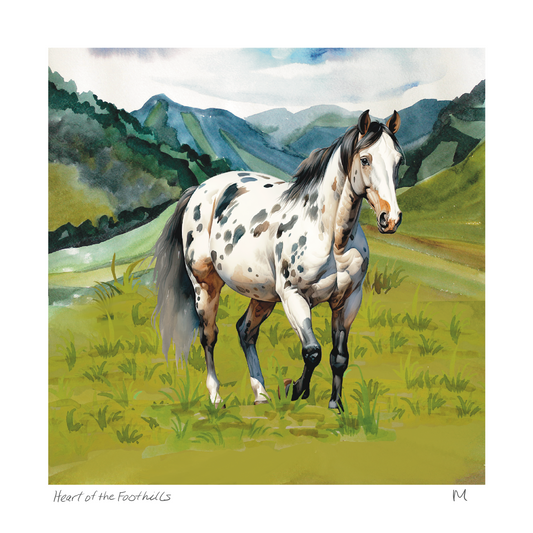 'Heart of the Foothills' Art Print