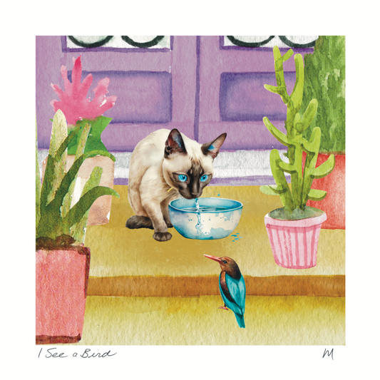 'I See a Bird' Art Print
