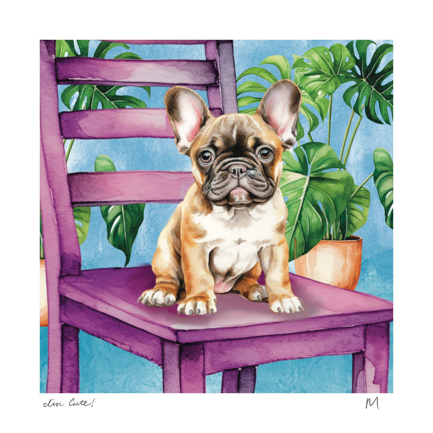 'I'm Cute' Art Print