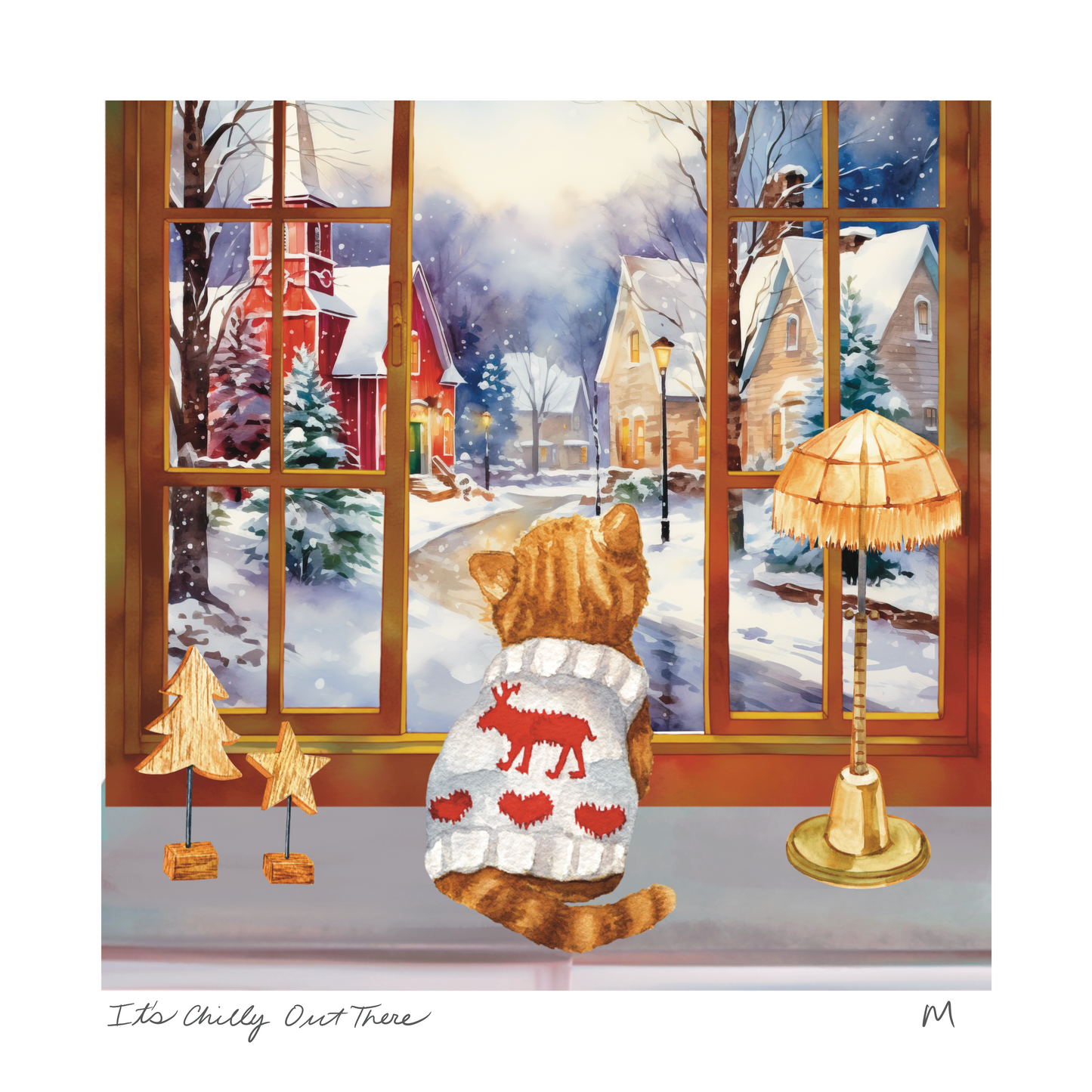 'It's Chilly Out There' Art Print