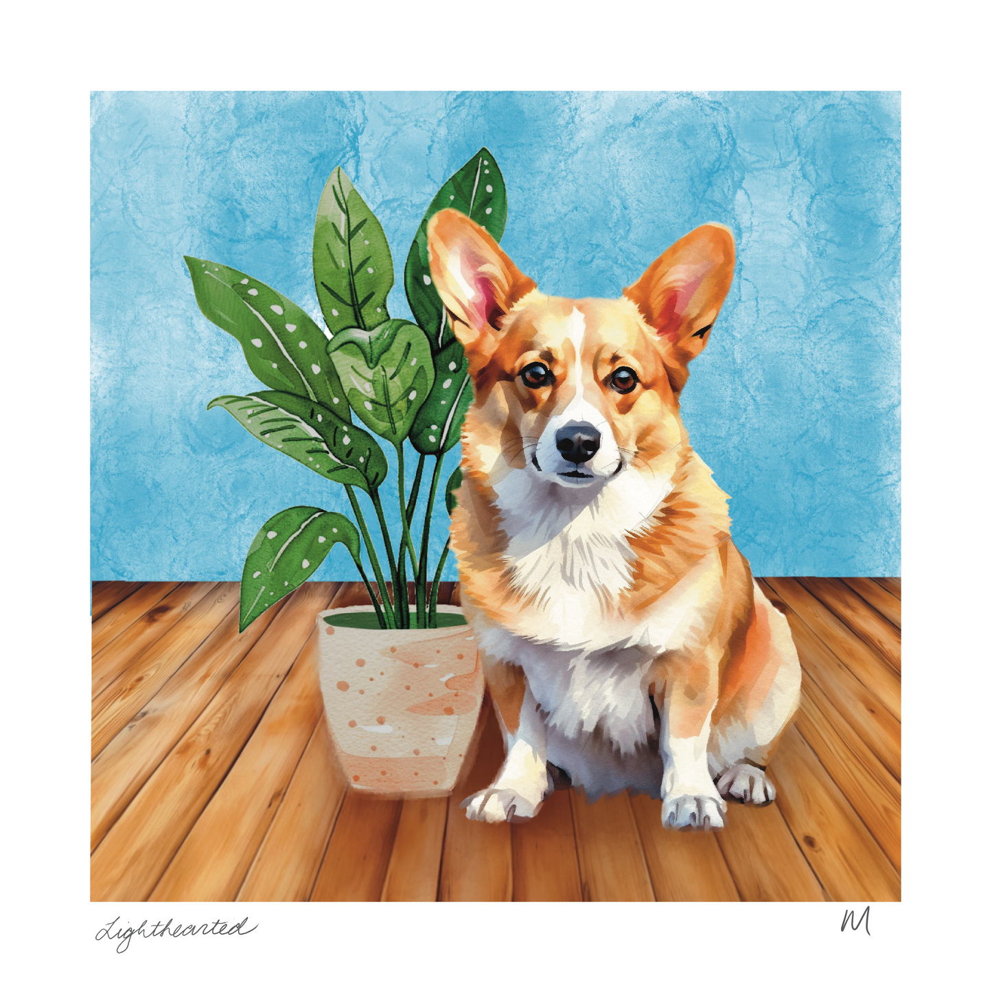 'Lighthearted' Art Print