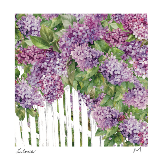 'Lilacs' Art Print
