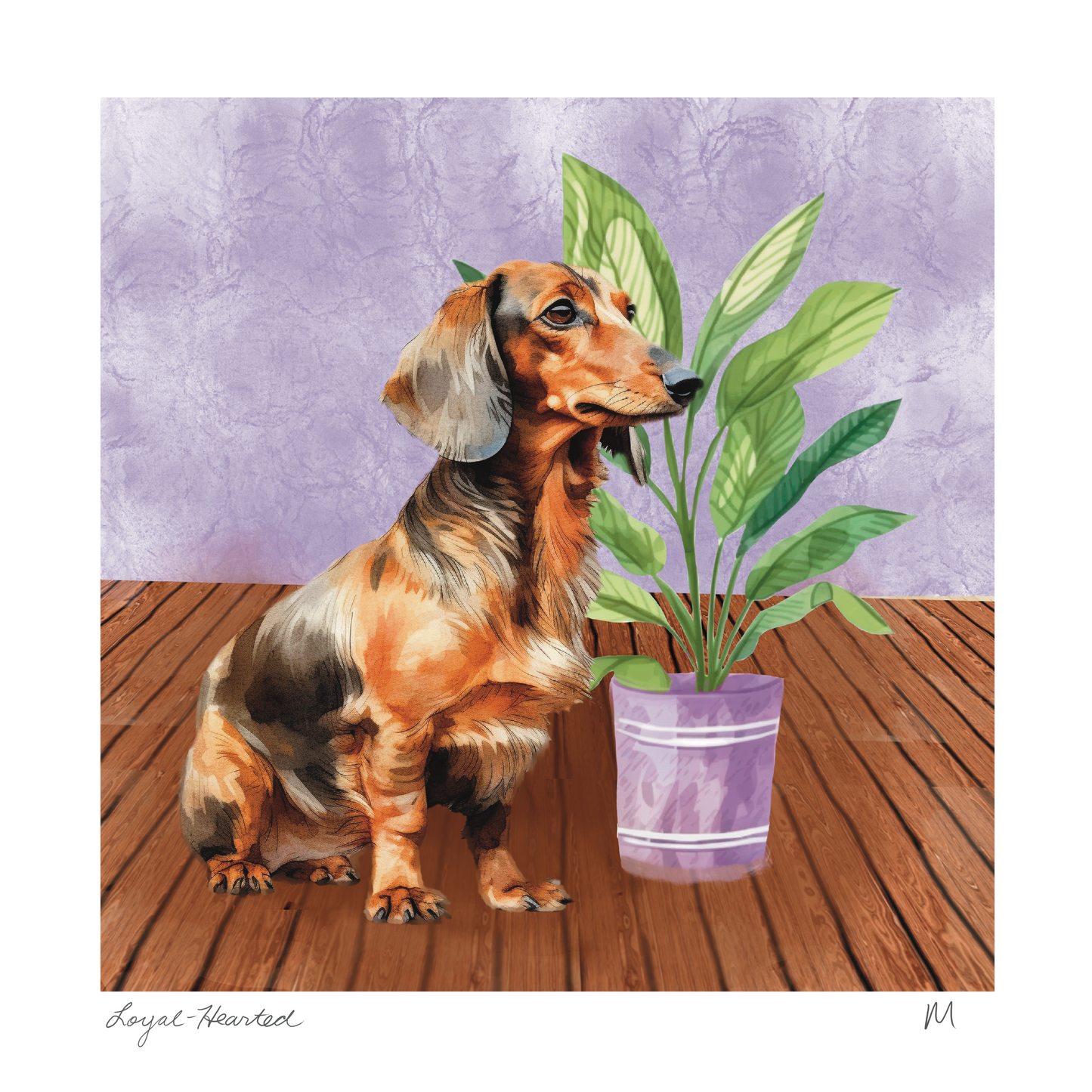 'Loyal Hearted' Art Print