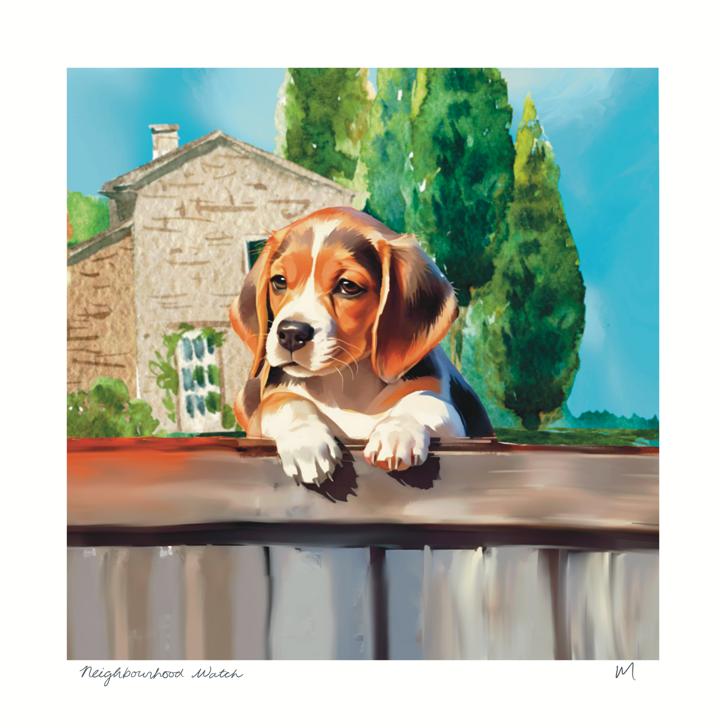 'Neighbourhood Watch' Art Print