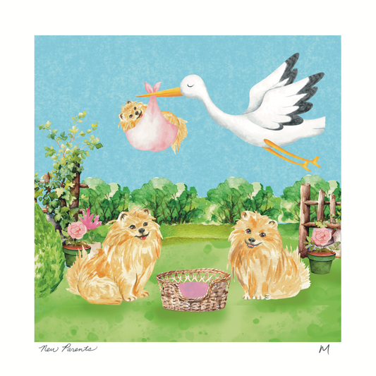 'New Parents' Art Print
