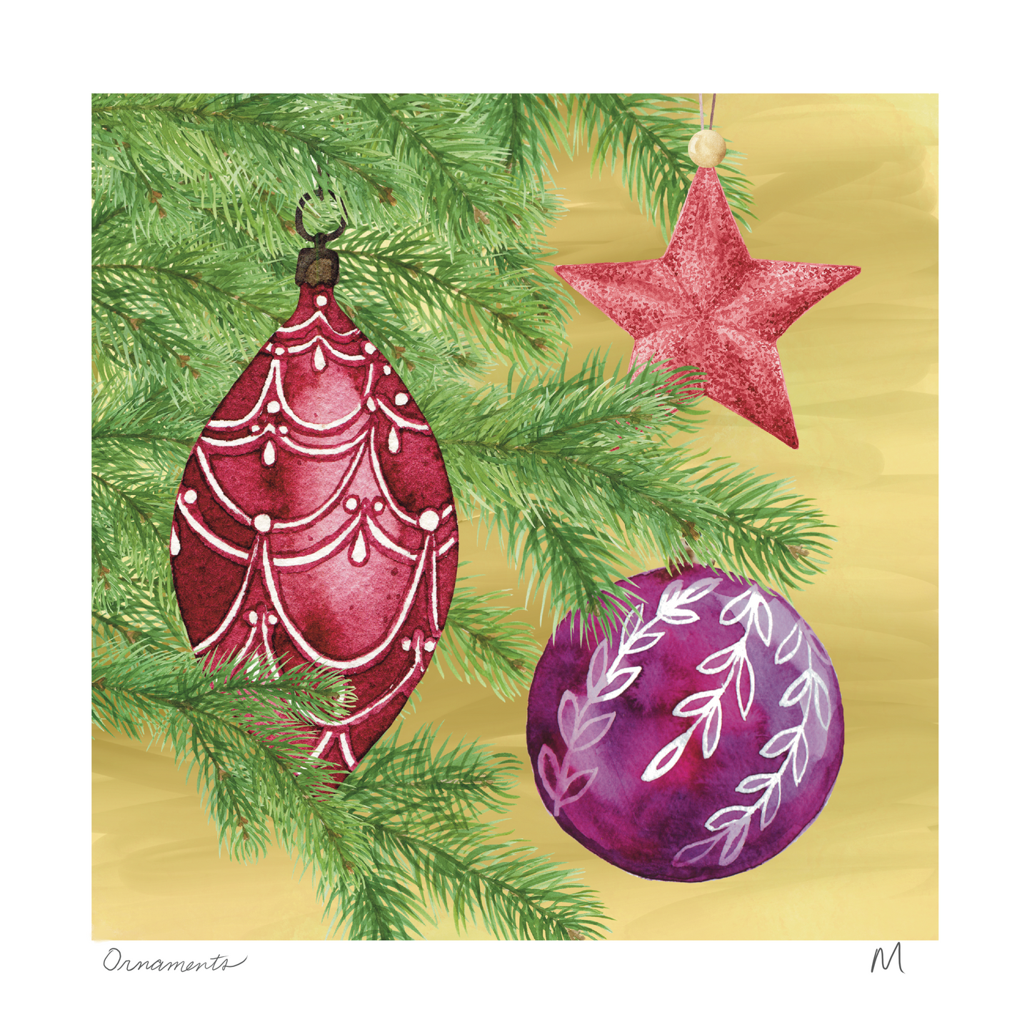 'Ornaments' Art Print