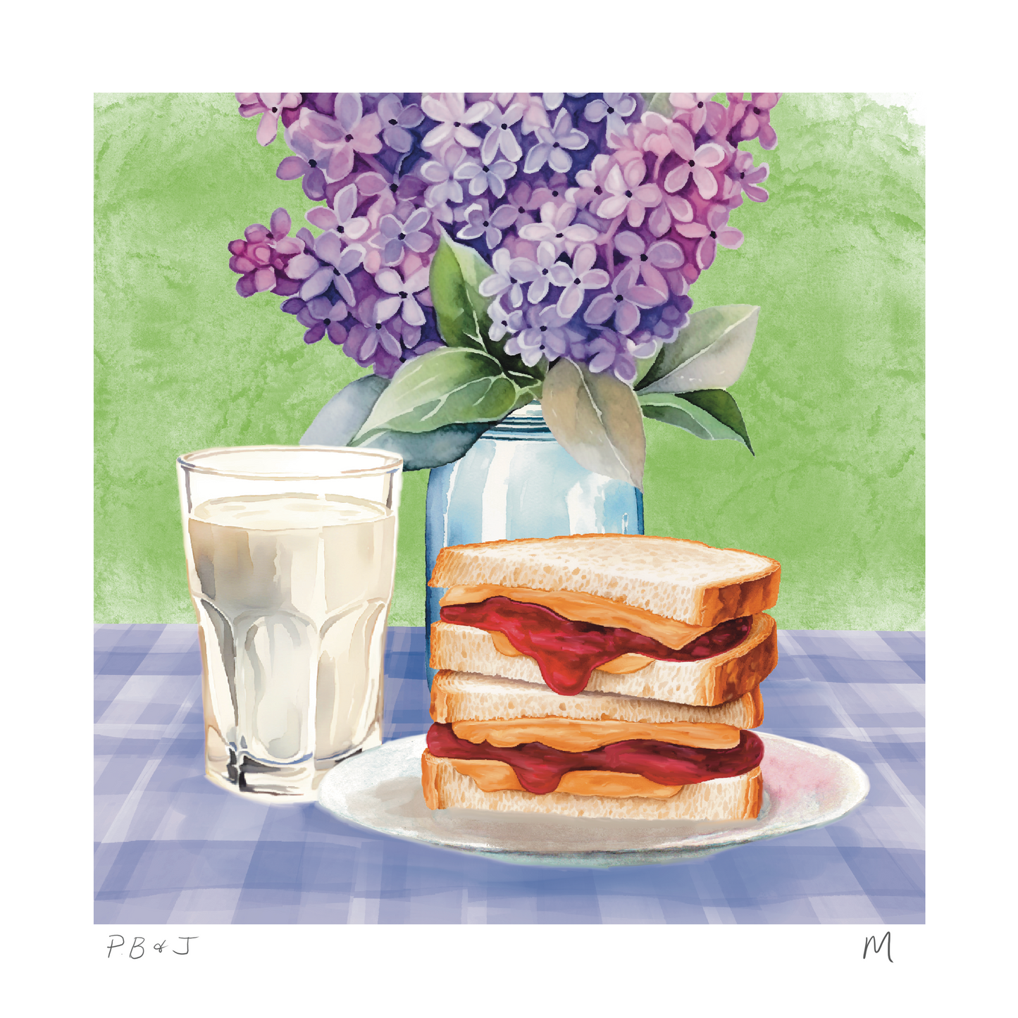 'PB & J Art Print