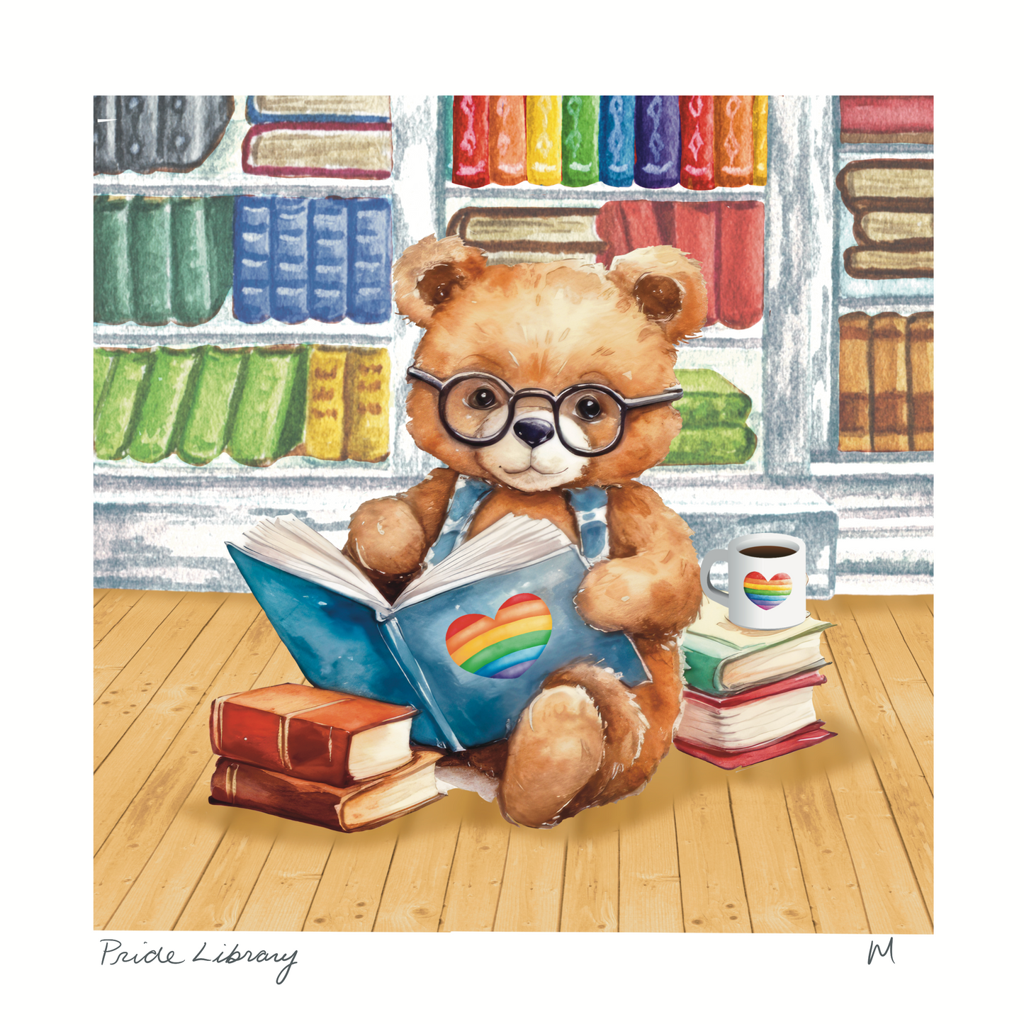 'Pride Library' Art Print