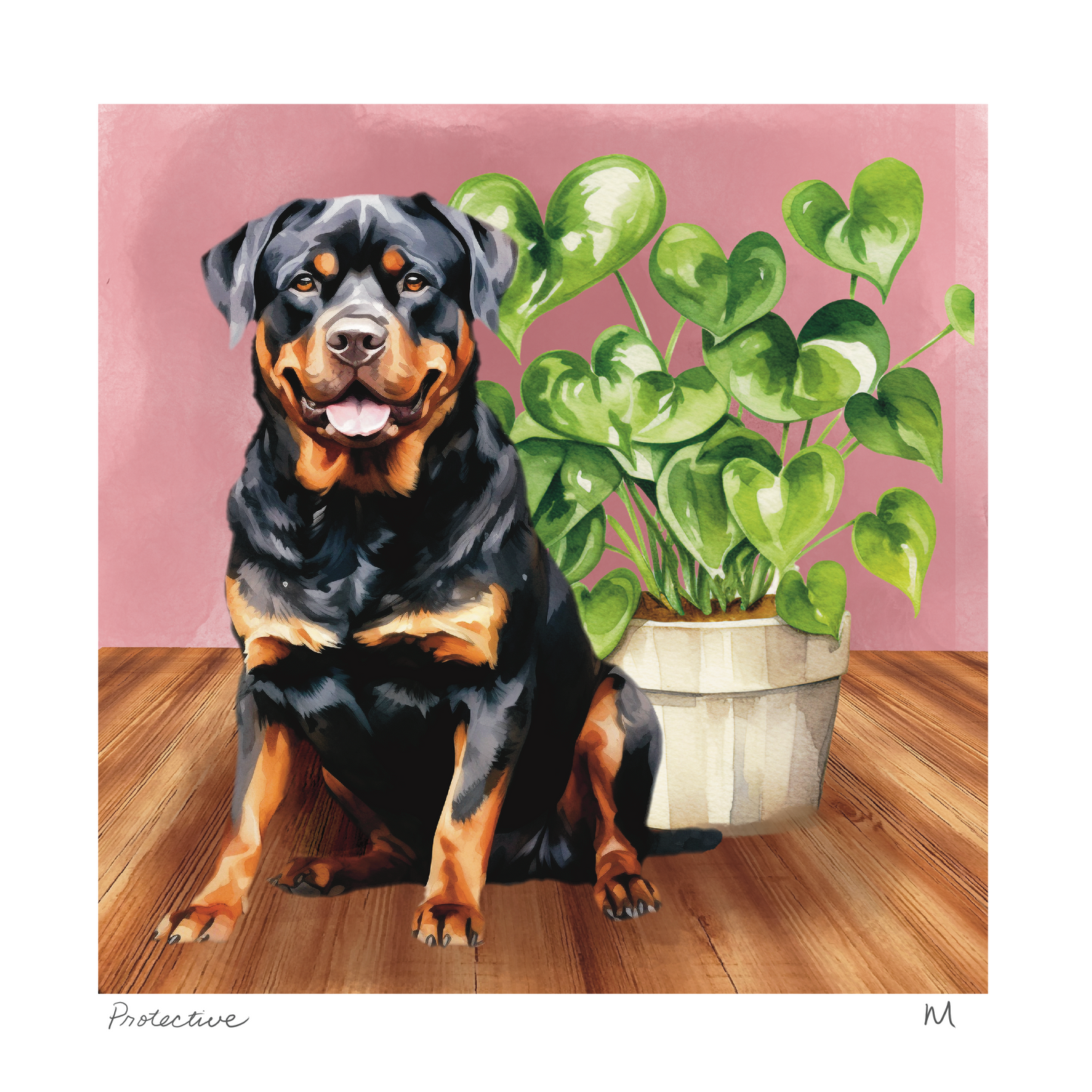 'Protective' Art Print