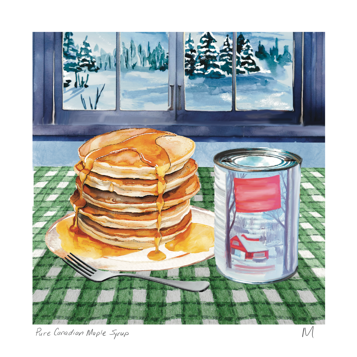 'Pure Canadian Maple Syrup' Art Print