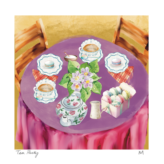 'Tea Party' Art Print
