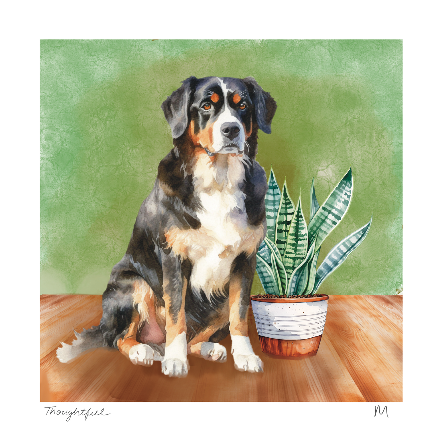 'Thoughtful' Art Print