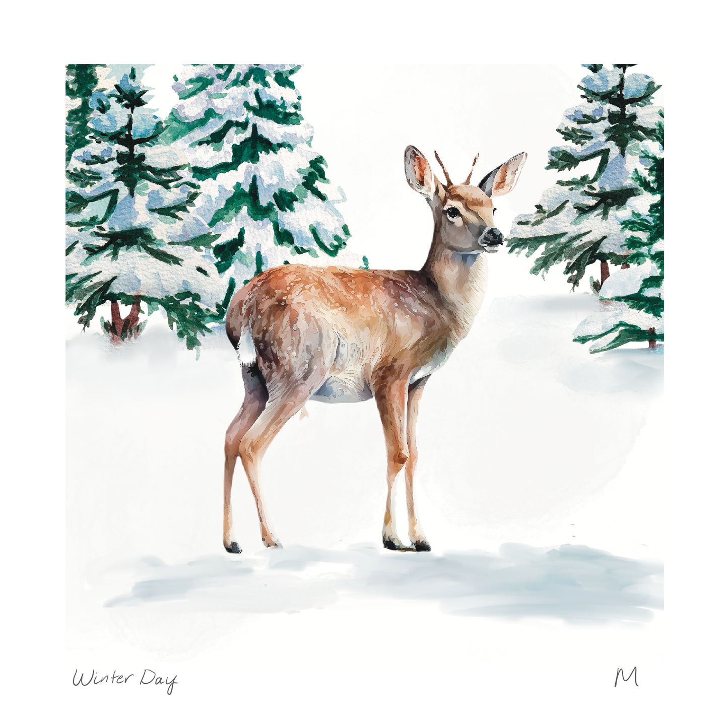 'Winter Day' Art Print