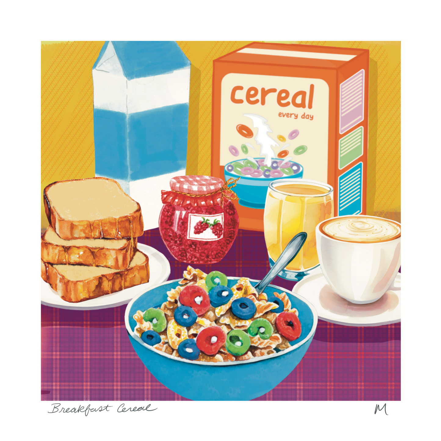'Breakfast Cereal' Art Print