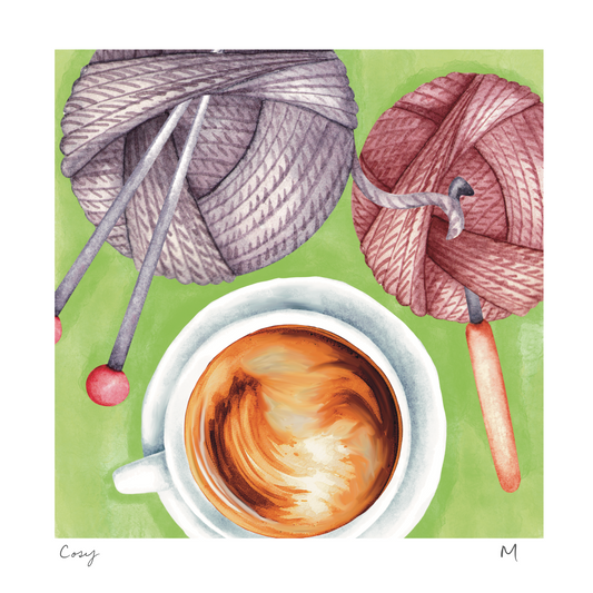 'Cosy' Art Print