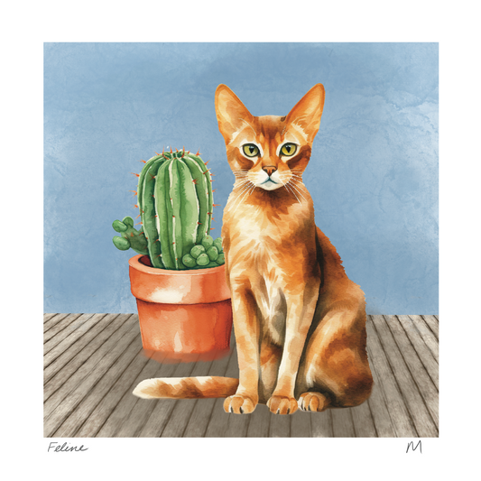 'Feline' Art Print