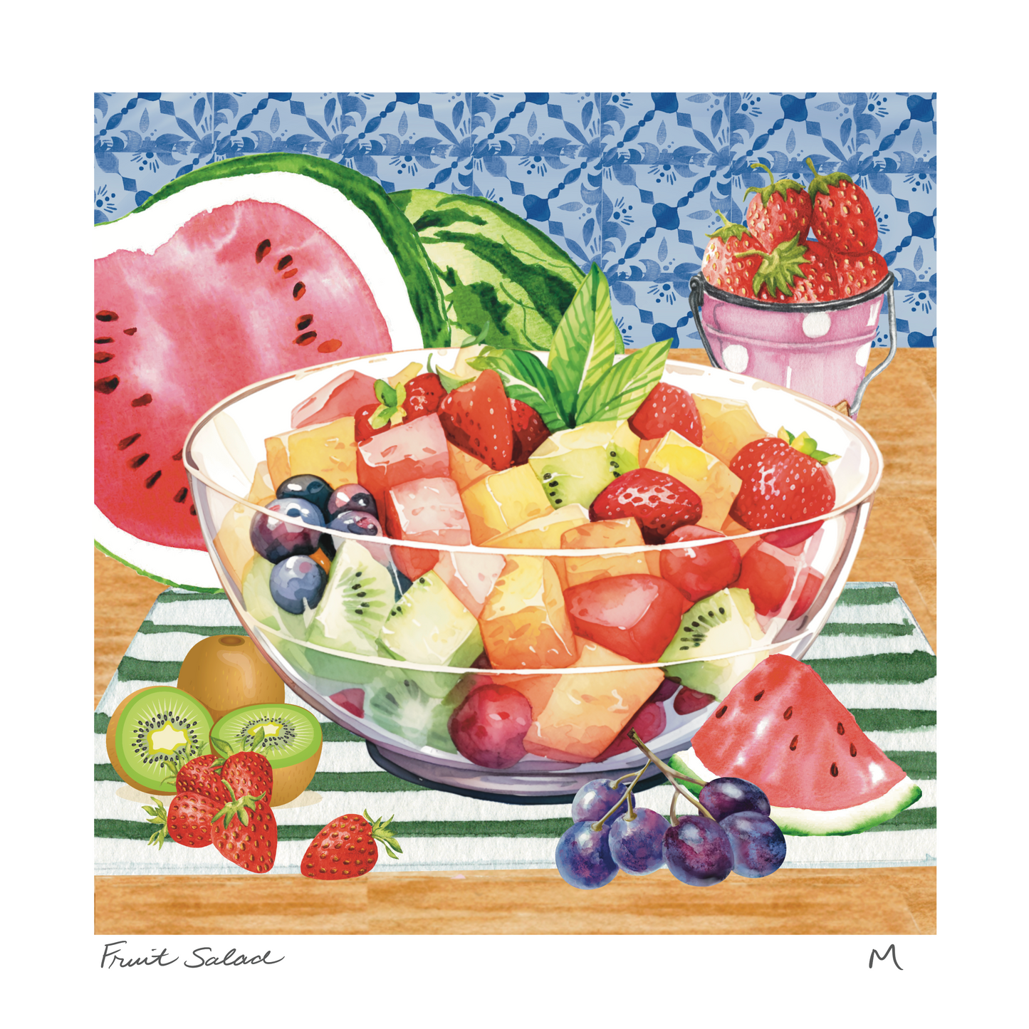 'Fruit Salad' Art Print