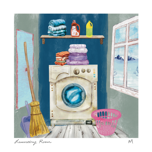 'Laundry Room' Art Print