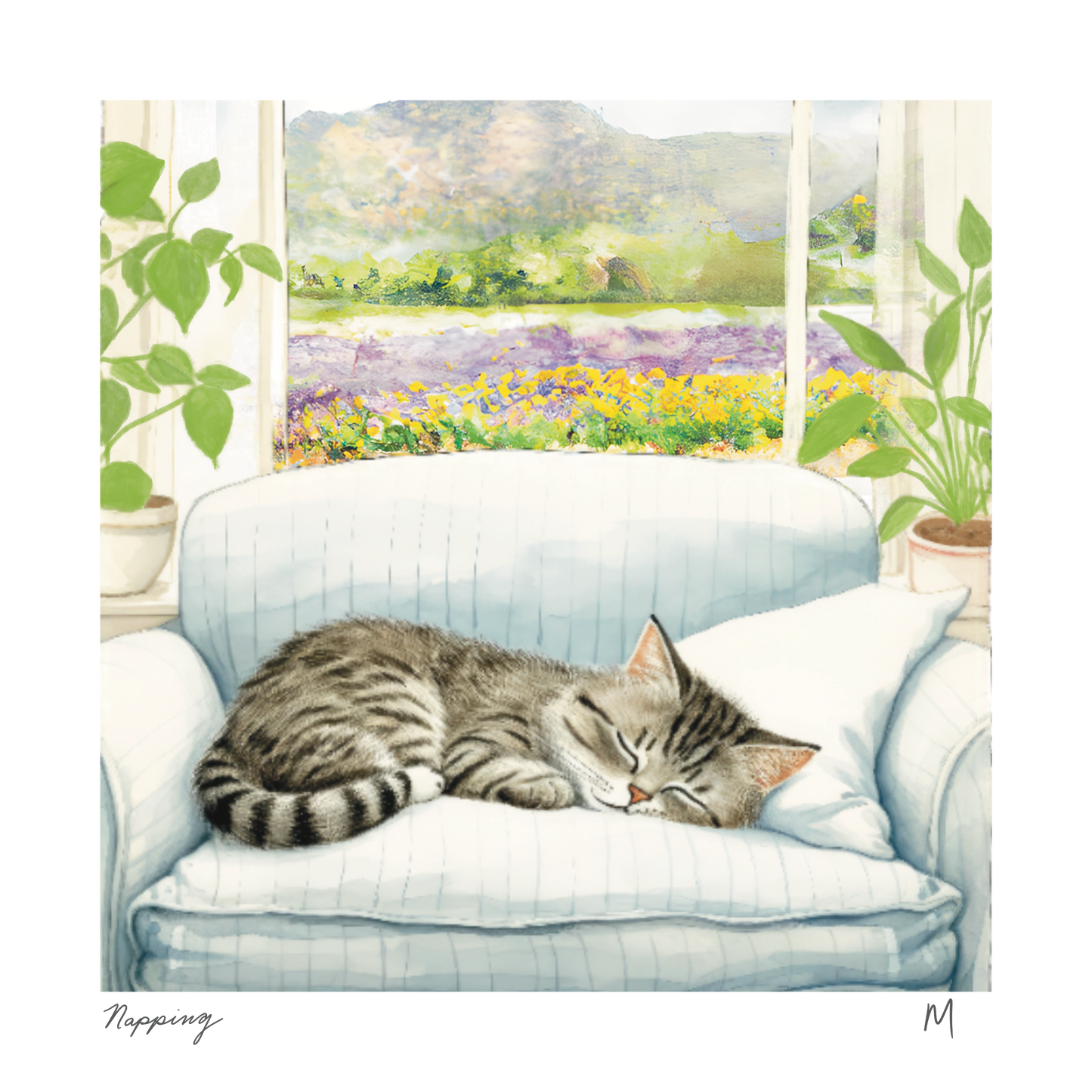 'Napping' Art Print