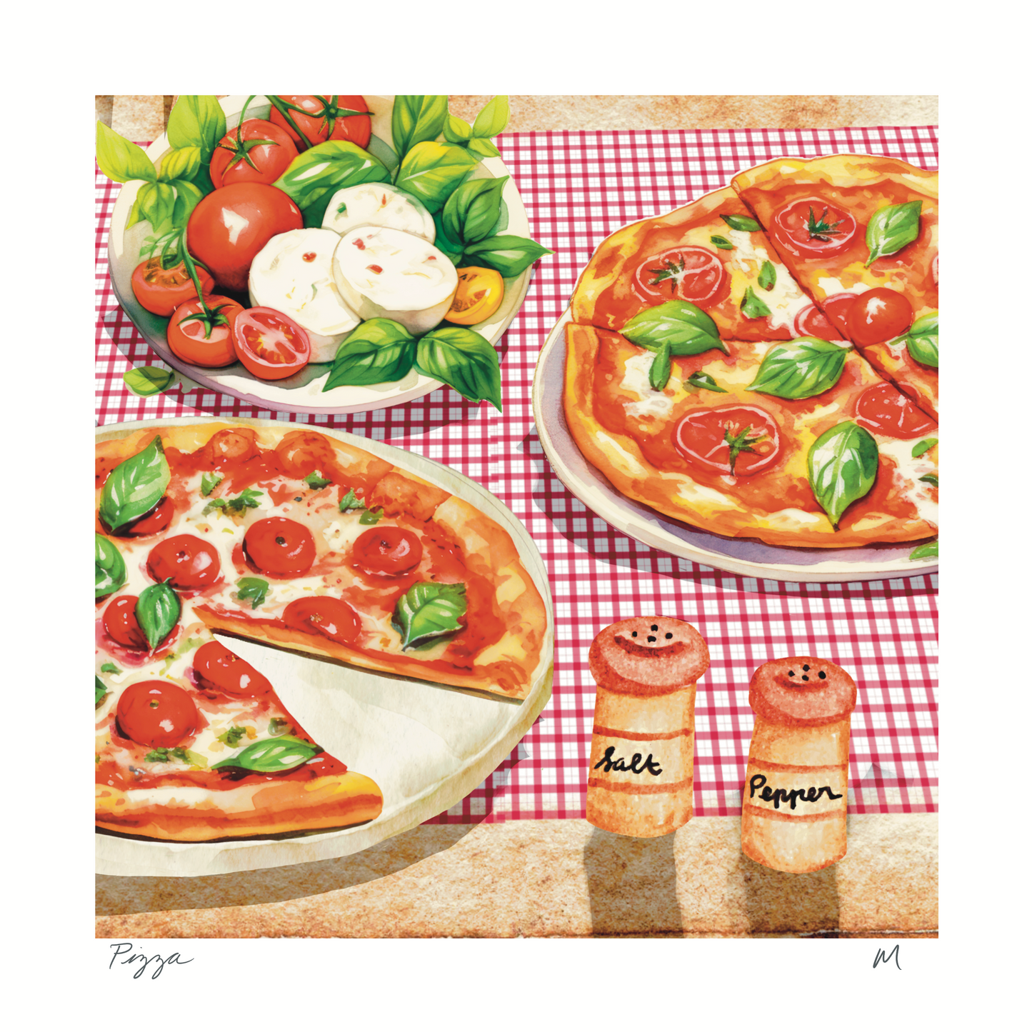 'Pizza' Art Print